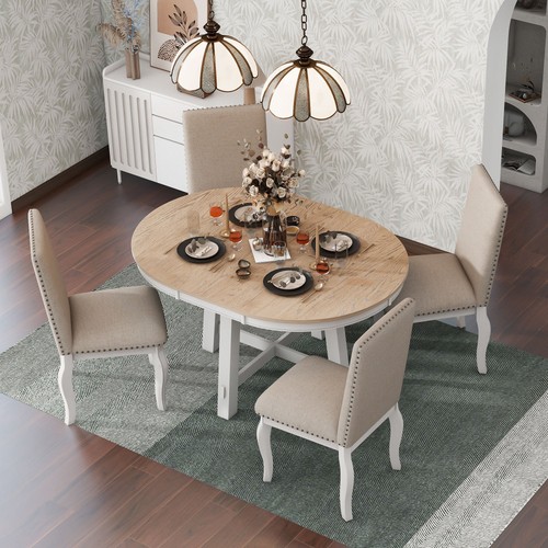 Piece farmhouse dining table - dining,