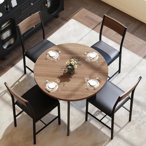 Round dining table - round,